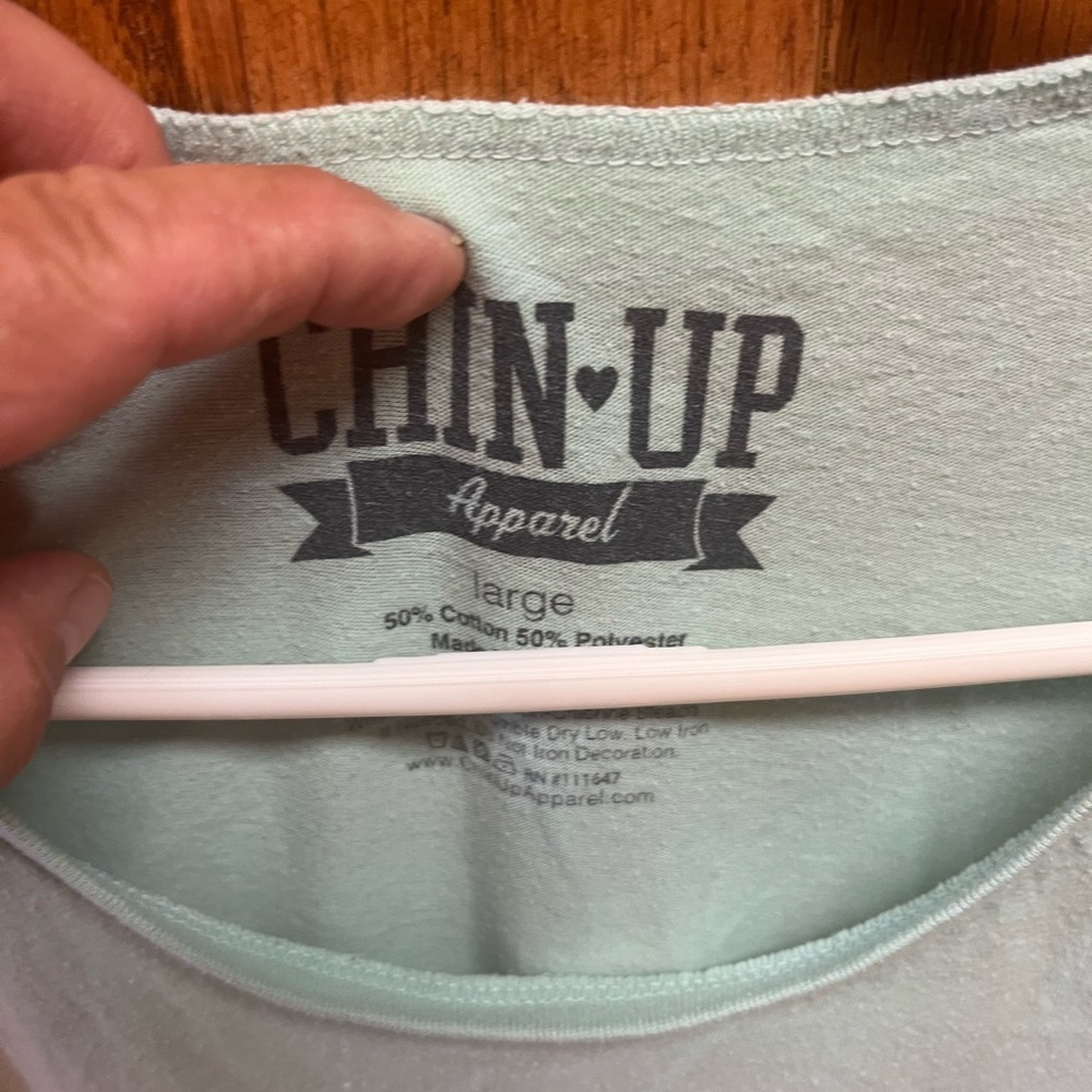 Chin up apparel